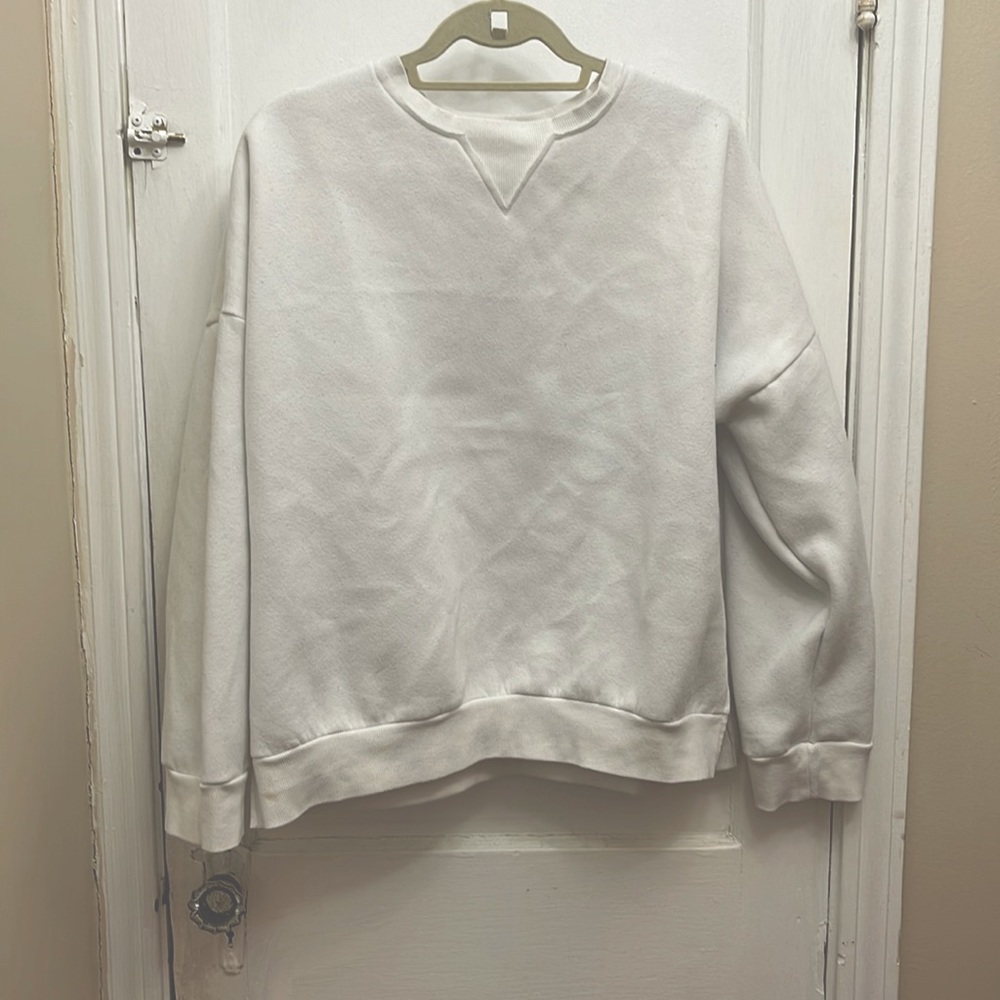 White Urban Outfitters sweatshirt